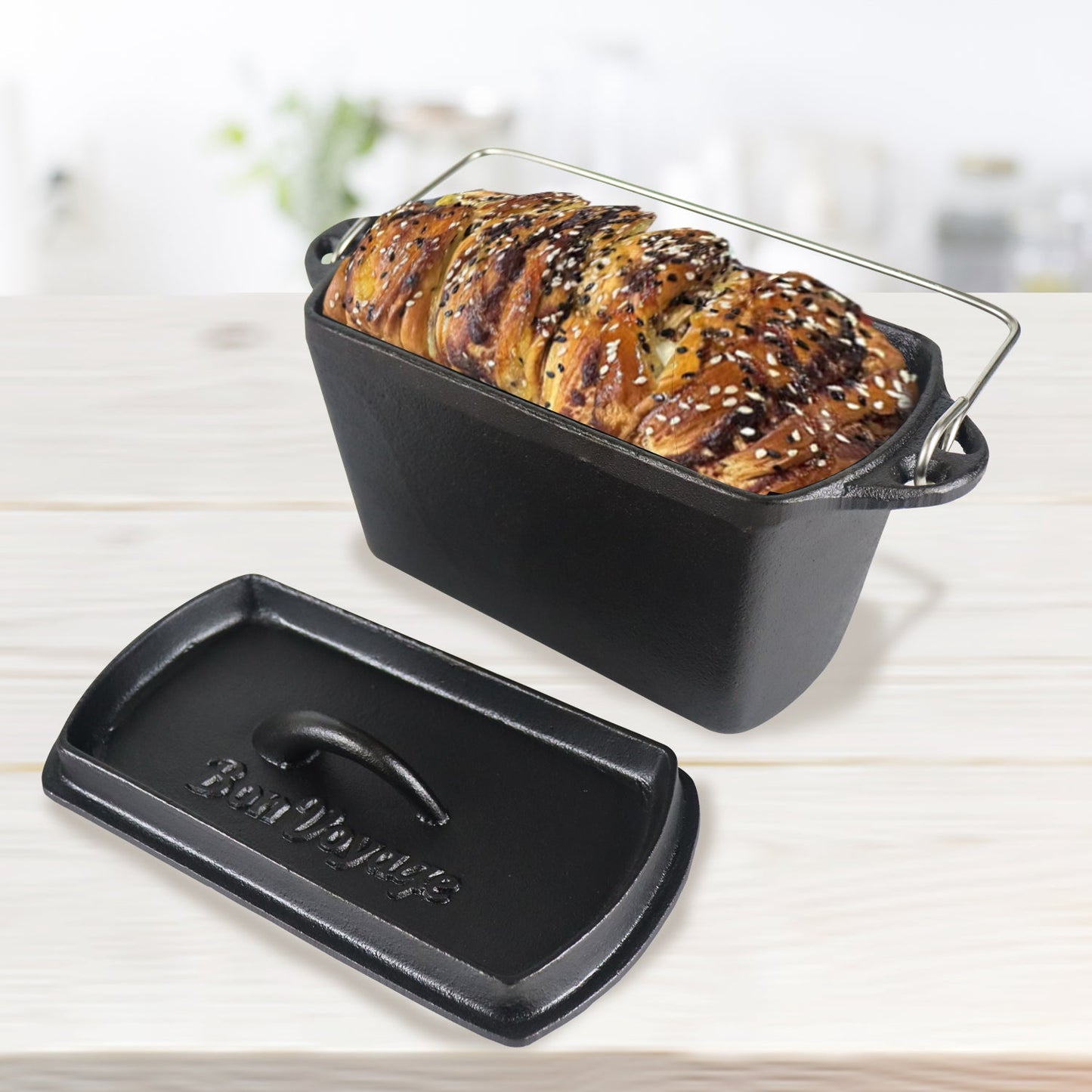 Bon Voyage Cast Iron Bread Pot
