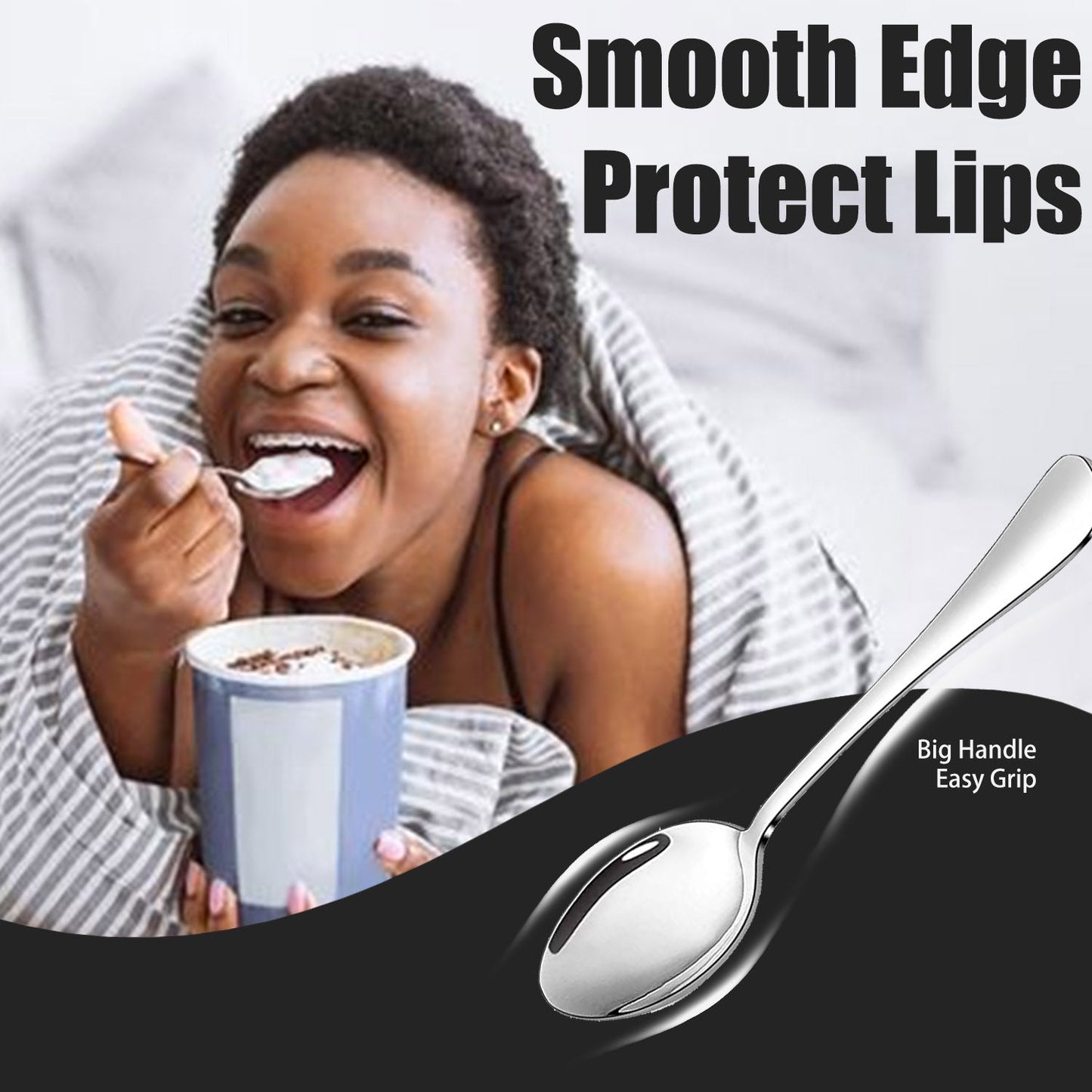 24 Piece Stainless Steel Blue Box Cutlery Set