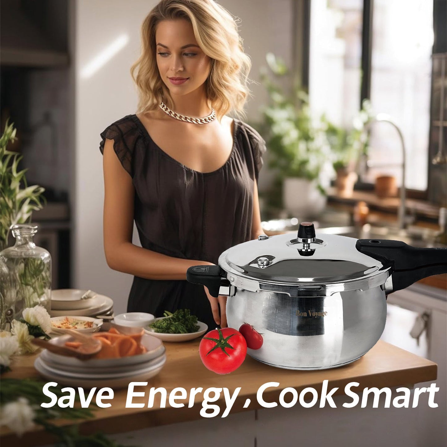 Bon Voyage Stainless Steel Pressure Cooker