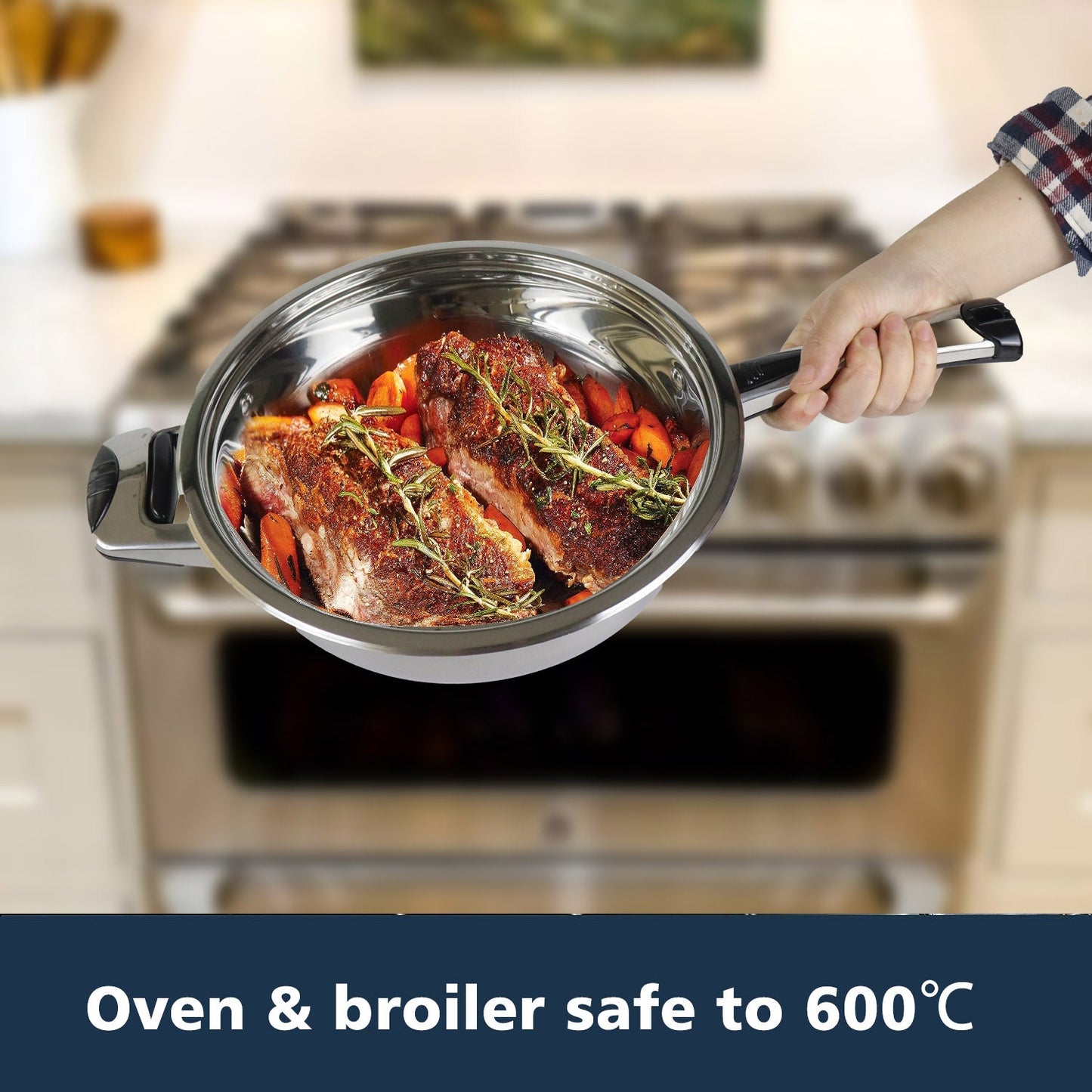 Bon Voyage Gold 19 Piece Stainless Pots Set