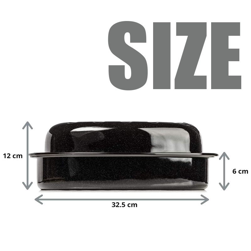 Big5 Enamel Roaster Oval Covered