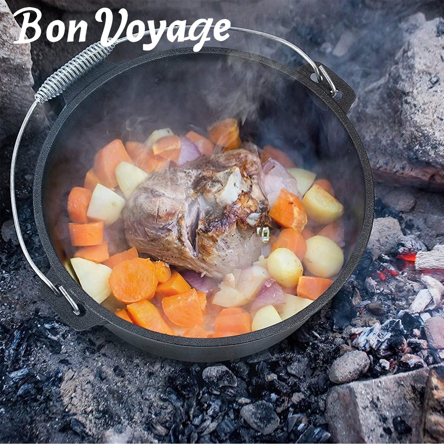 Bon Voyage Cast Iron Dutch Oven Potjie Pot