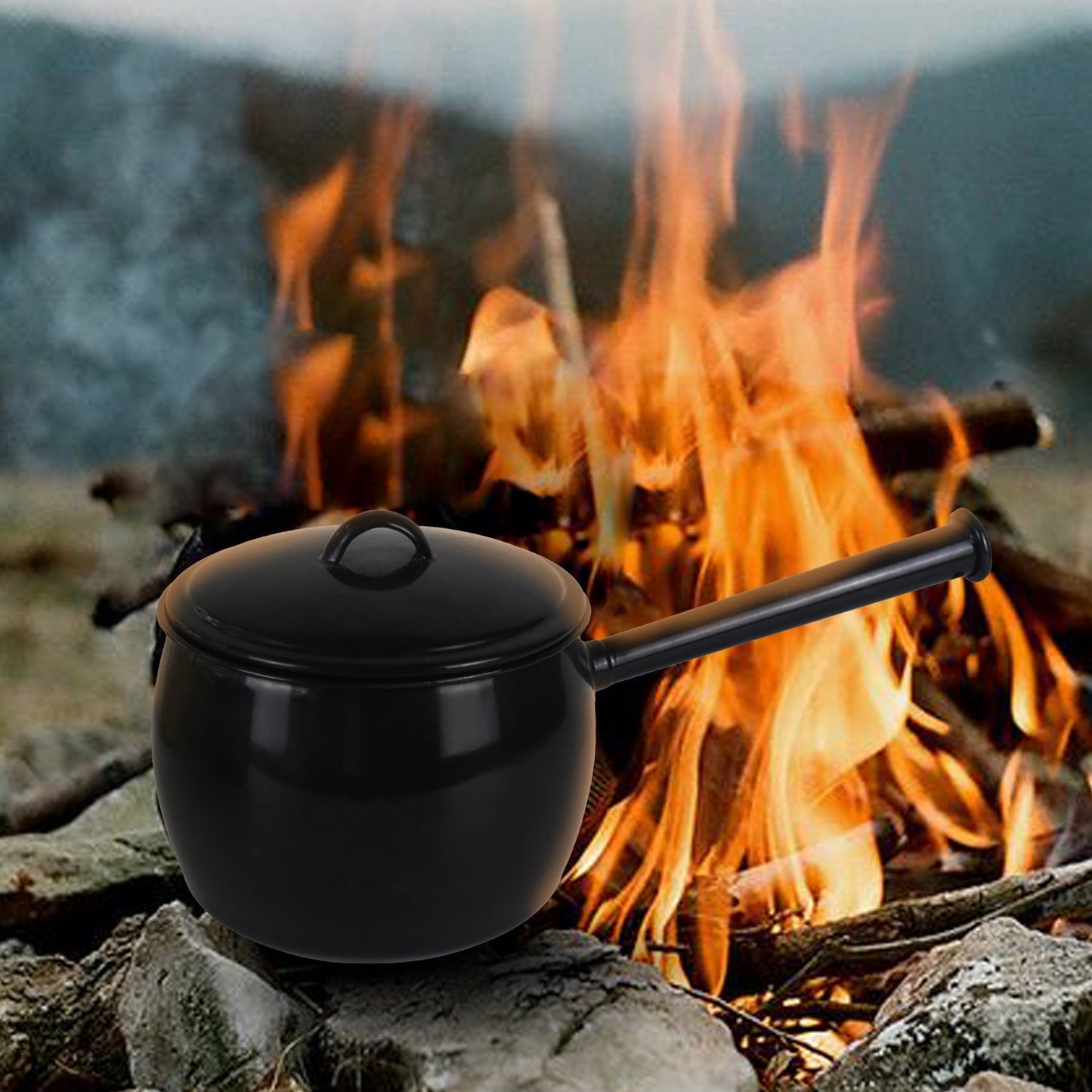 New World Enamel Belly Pot