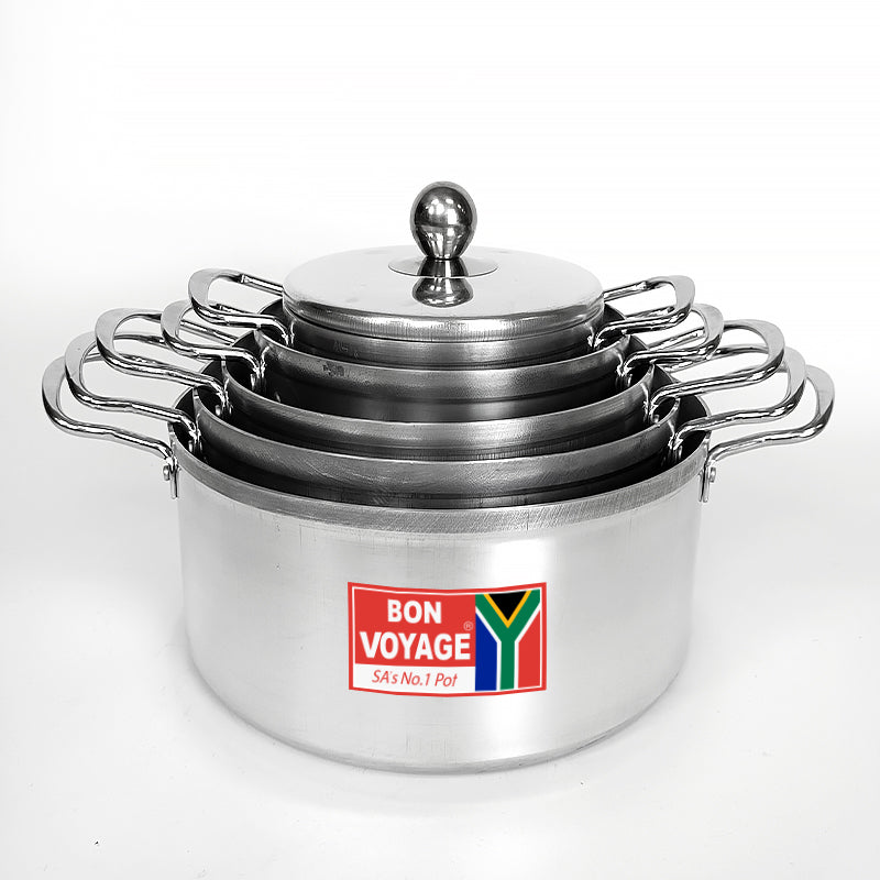 Bon Voyage Ace 10 Piece Aluminium Casseroles With Steel Handles A7