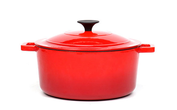 BV Cast Iron Round Casserole Pot 20cm