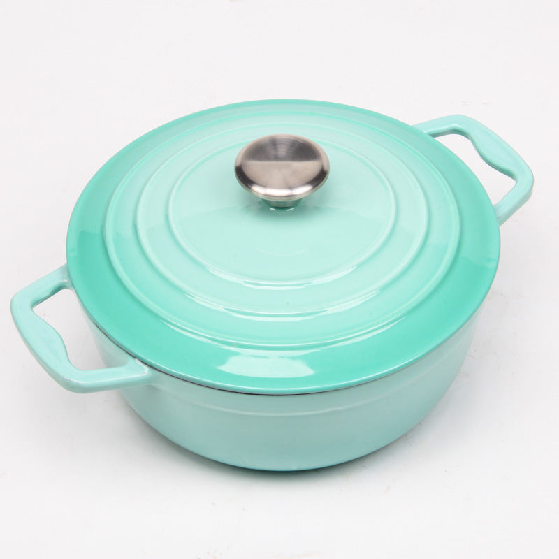 BV Cast Iron Round Casserole Pot 22cm