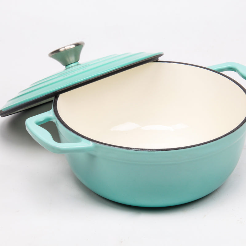 BV Cast Iron Round Casserole Pot 22cm