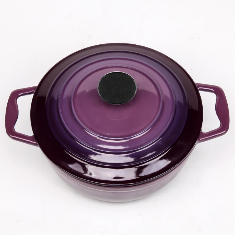 BV Cast Iron Round Casserole Pot 22cm