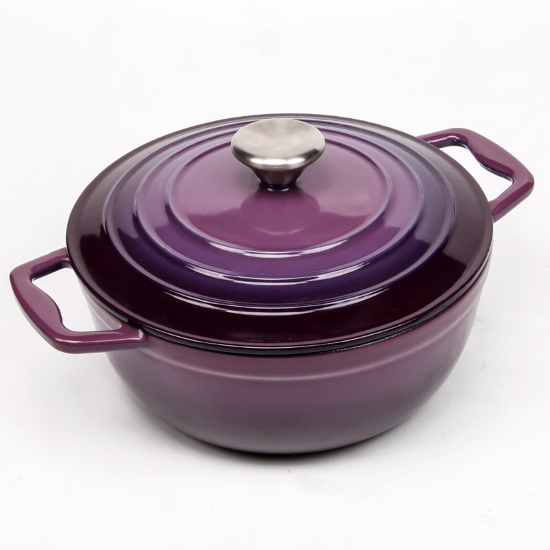 BV Cast Iron Round Casserole Pot 22cm