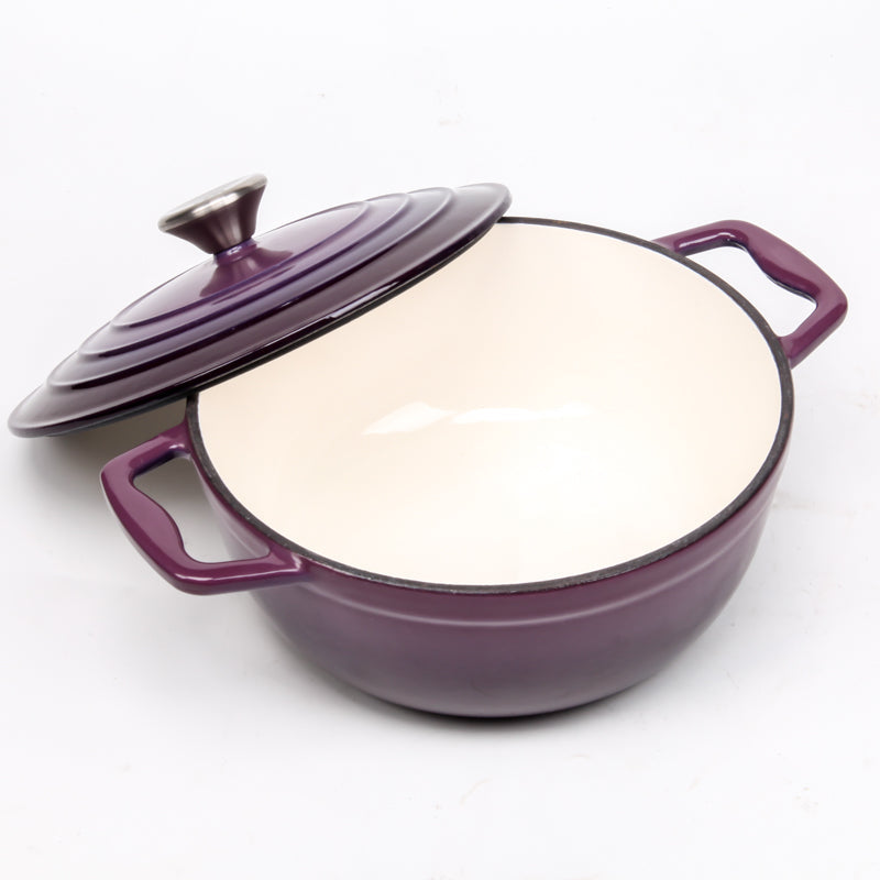 BV Cast Iron Round Casserole Pot 22cm