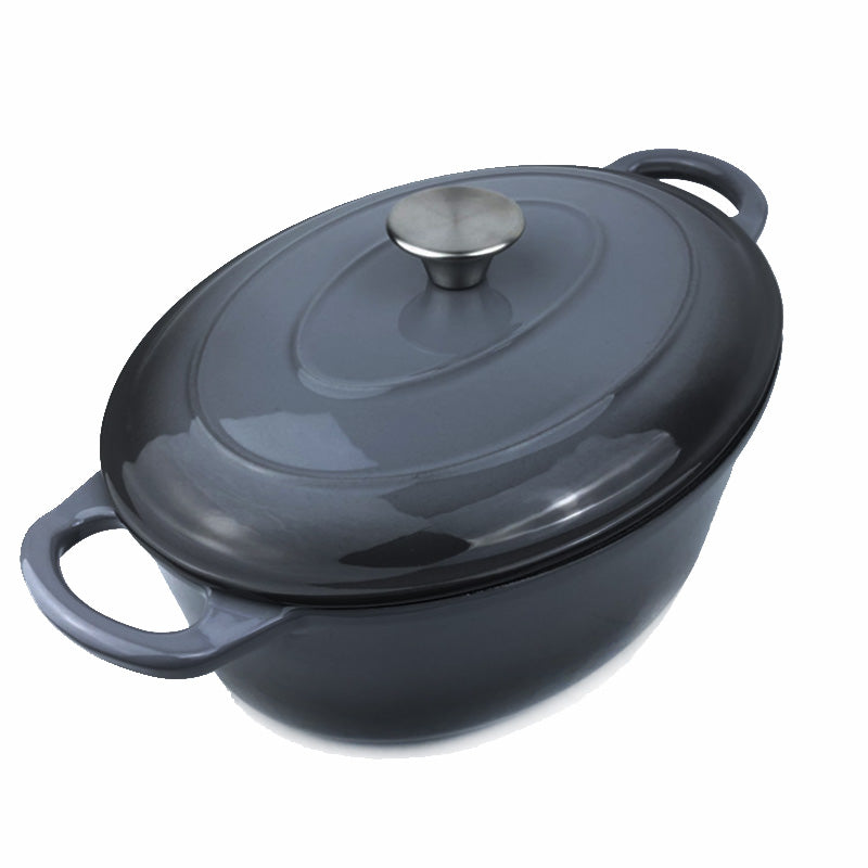 BV Cast Iron Oval Casserole Pot 28cm