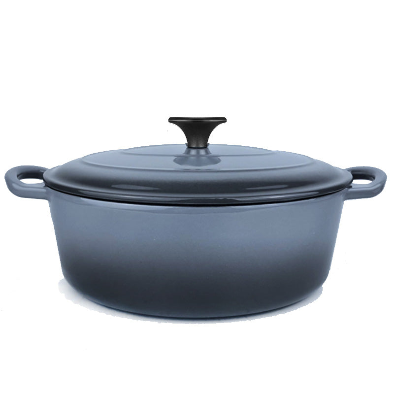 BV Cast Iron Oval Casserole Pot 28cm