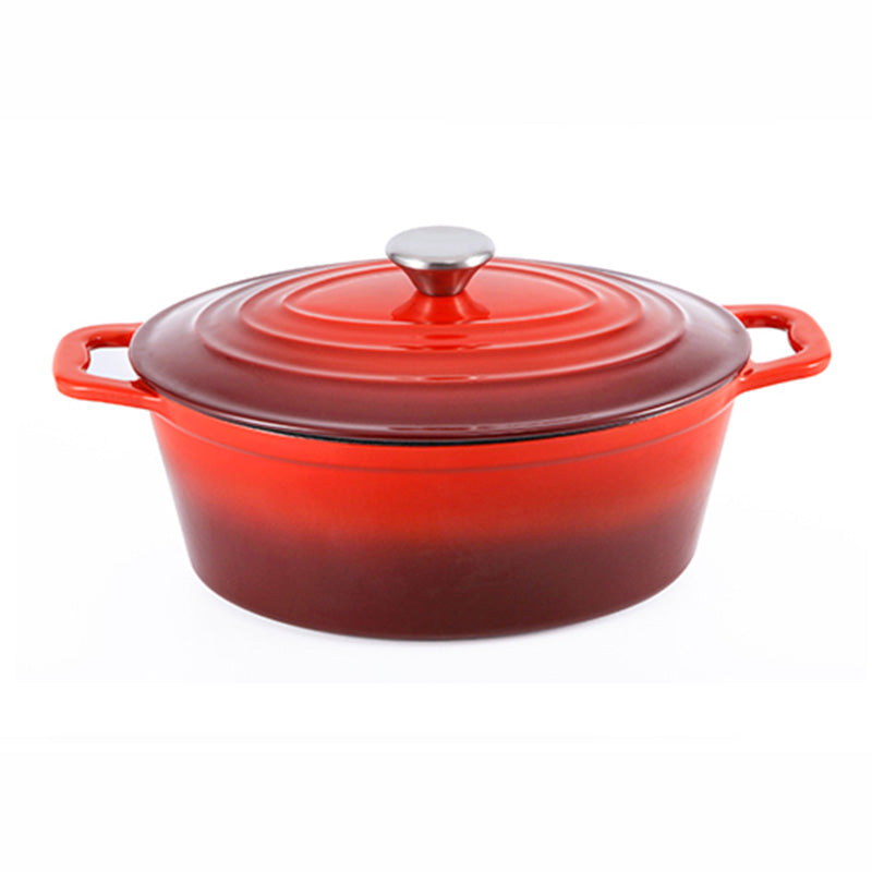 BV Cast Iron Oval Casserole Pot 28cm