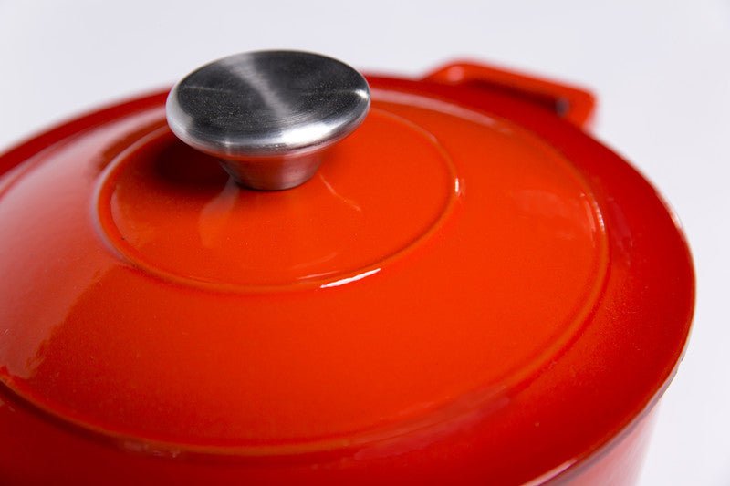 BV Cast Iron Round Casserole Pot 20cm