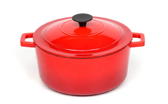 BV Cast Iron Round Casserole Pot 20cm