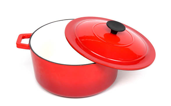 BV Cast Iron Round Casserole Pot 20cm