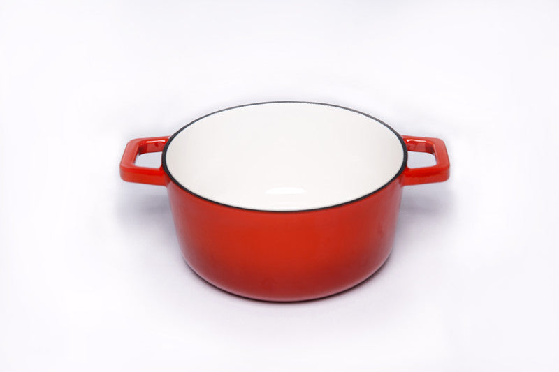 BV Cast Iron Round Casserole Pot 20cm