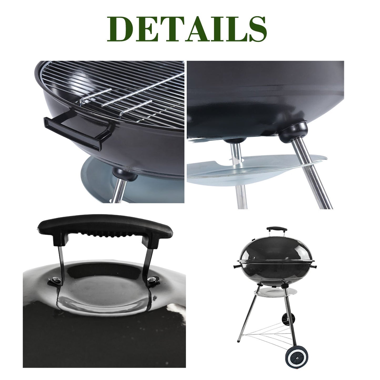 Kettle Braai 18inch (47cm) Medium Portable