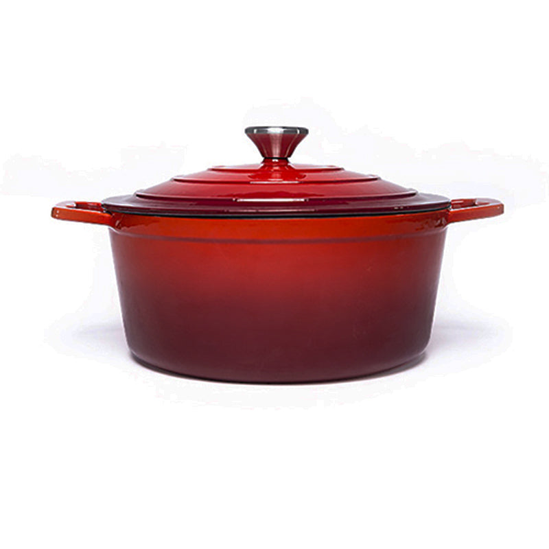 La Cocina Cast Iron Round Casserole 25cm 4.7L (one pot only)