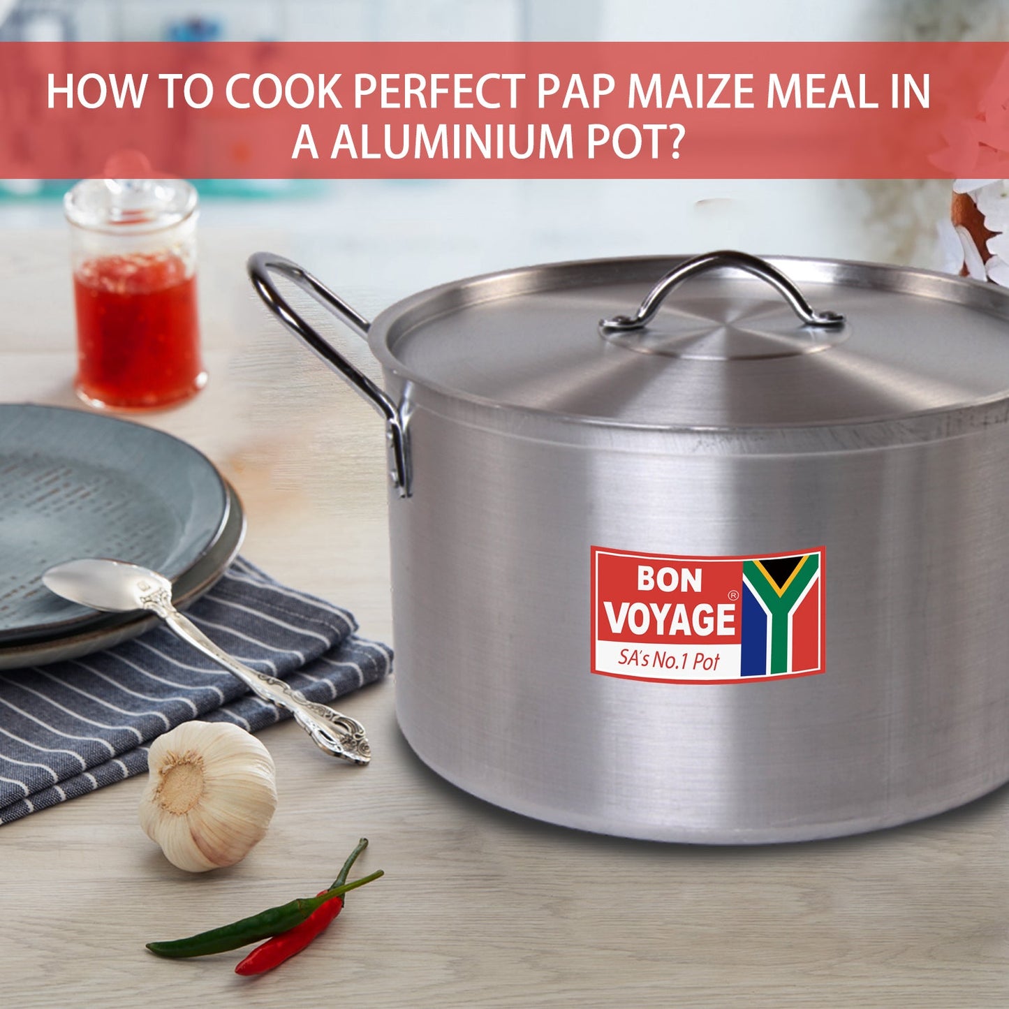 Bon Voyage Heavy Duty Catering Pots Stew Pan Stockpot Set NC3