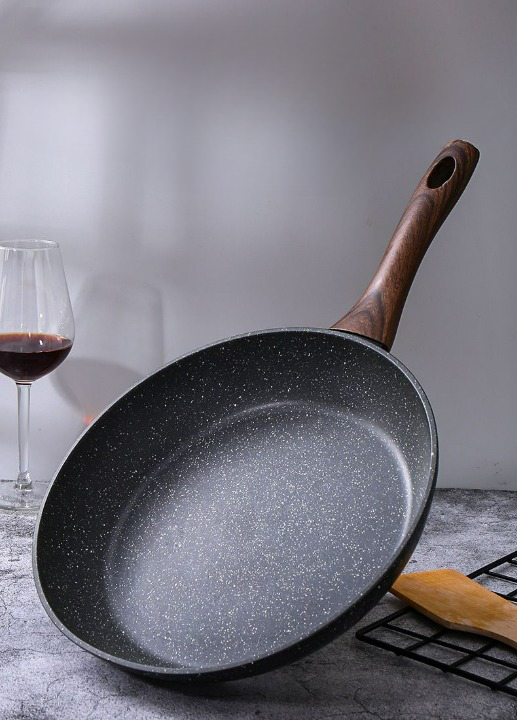 Big5 Greenis Non-Stick Aluminium Frypan Skillet with Marble Coating & Durable Bakelite Handle