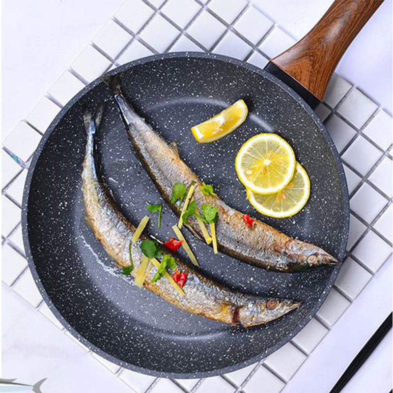 Big5 Greenis Non-Stick Aluminium Frypan Skillet with Marble Coating & Durable Bakelite Handle