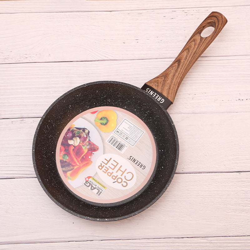 Big5 Greenis Non-Stick Aluminium Frypan Skillet with Marble Coating & Durable Bakelite Handle