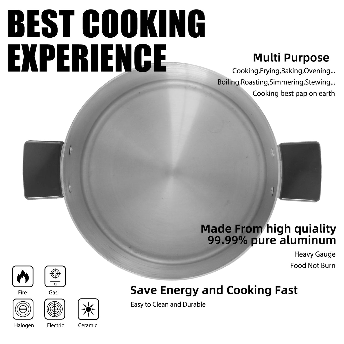 Bon Voyage 6 Piece Pots Set with Bakelite Handles