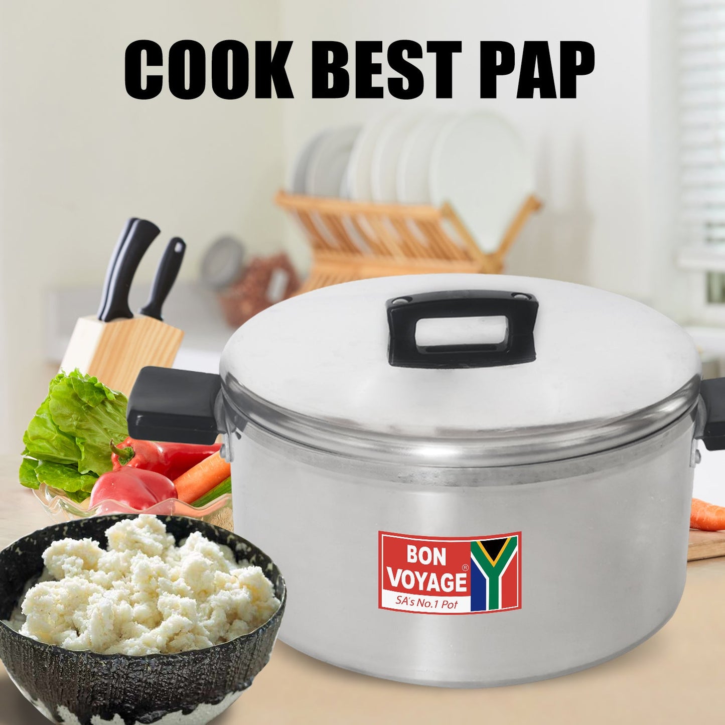 Bon Voyage 6 Piece Pots Set with Bakelite Handles