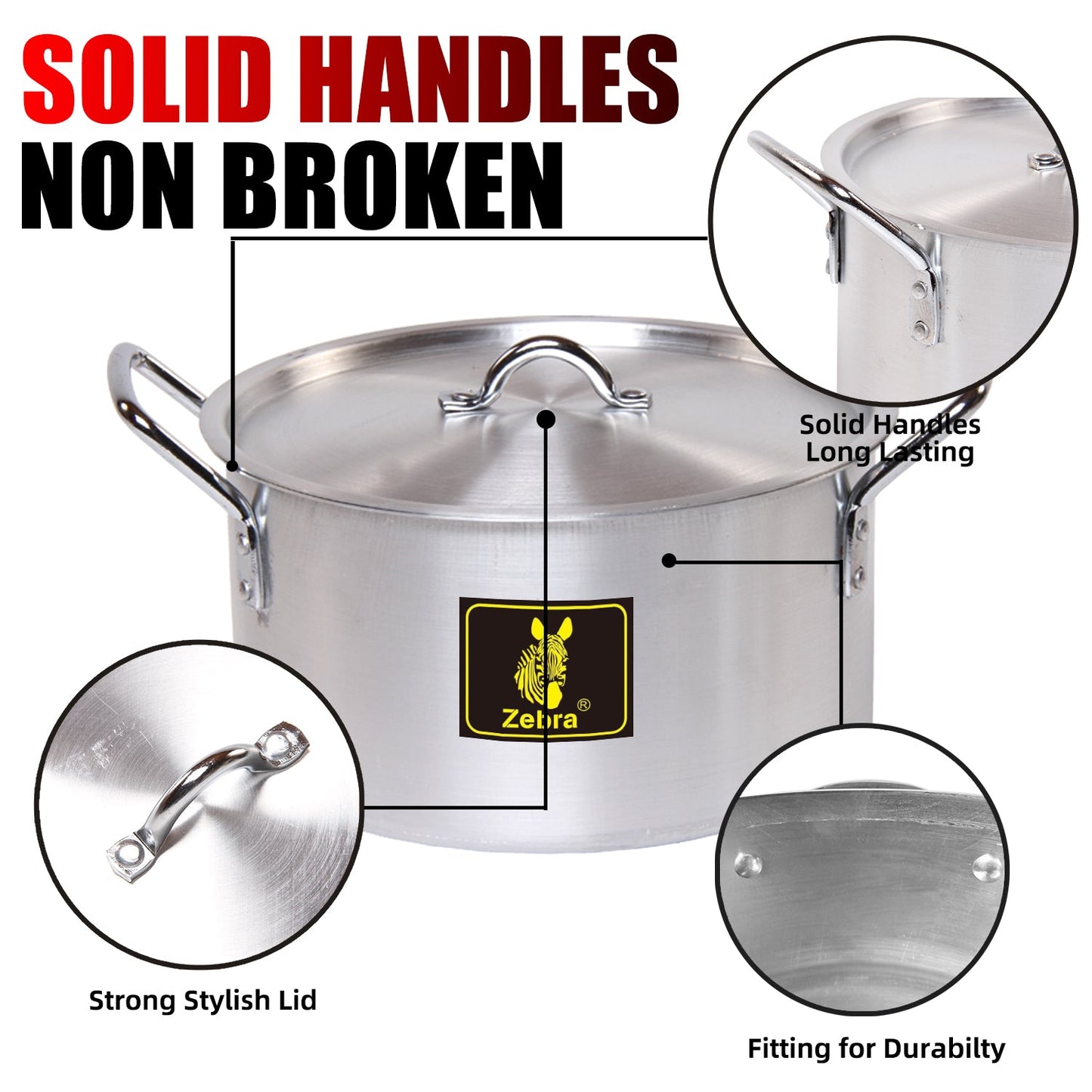 Zebra Q7 Jumbo Pots Set