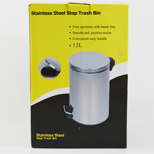 Stainless Steel Step Trash Bin 12Liter / 20 Liter