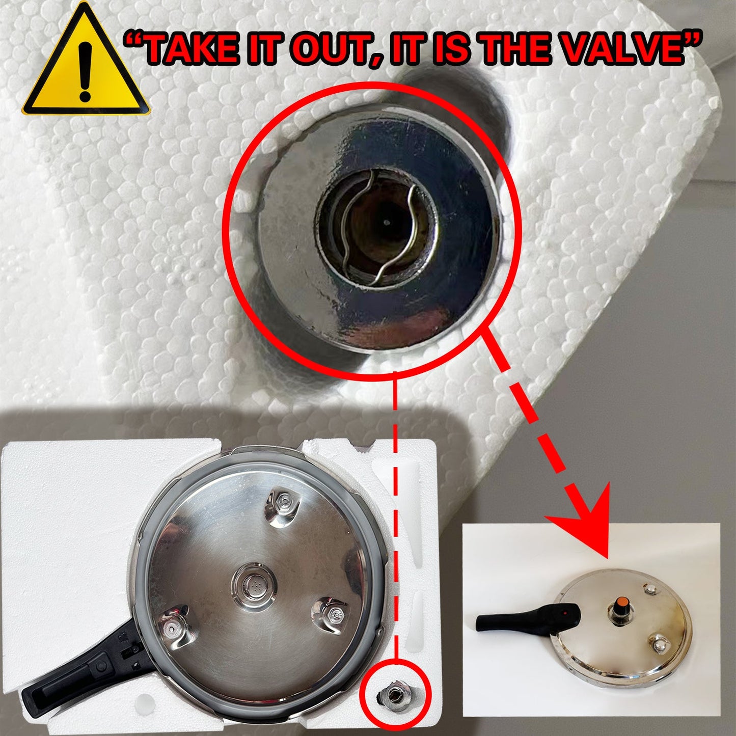 Bon Voyage Stainless Steel Pressure Cooker