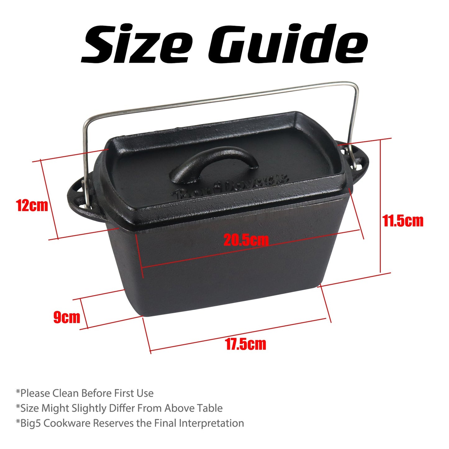 Bon Voyage Cast Iron Bread Pot