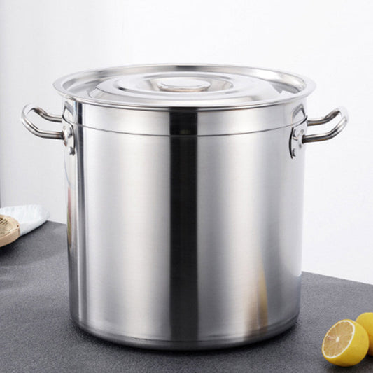 Stainless Steel Stockpot (ST25) with Flat Bottom
