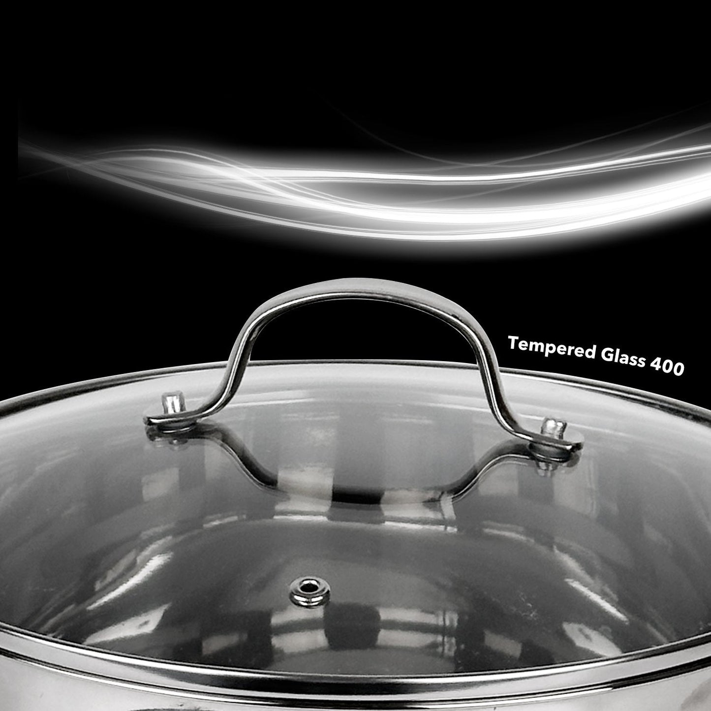 New Arrival!!! Tiger Stainless Steel 29 Piece Cookware Set - Tempered Glass Lid Edition