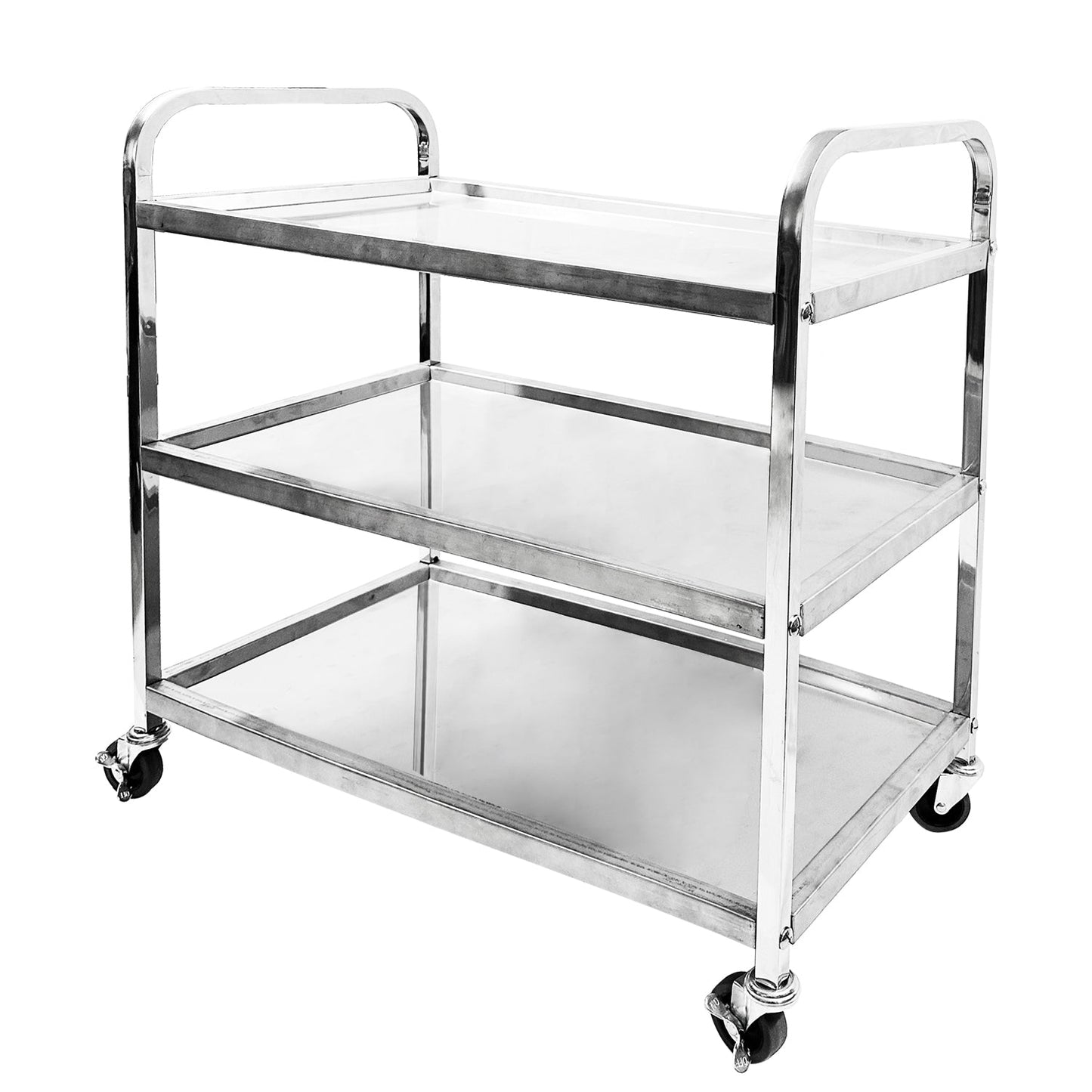 Stainless Steel 3 Tier Trolley, Utility Cart