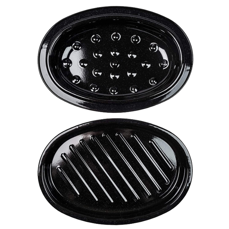 Big5 Enamel Roaster Oval Covered