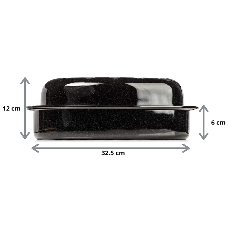 Big5 Enamel Roaster Oval Covered