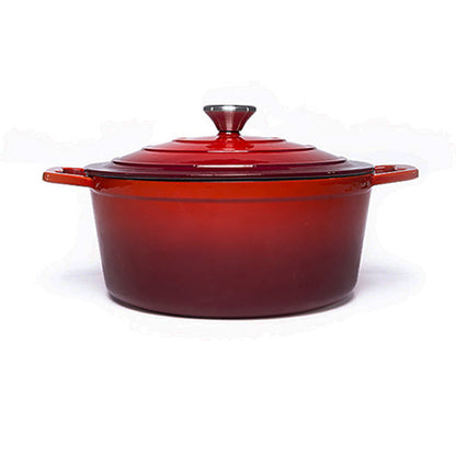 La Cocina Cast Iron Round Casserole 25cm 4.7L (one pot only)