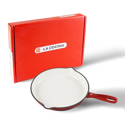 La Cocina Cast Iron Frypan Fry Pan Skillet 26cm (one piece only)