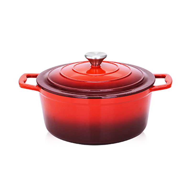La Cocina Cast Iron Round Casserole 25cm 4.7L (one pot only)
