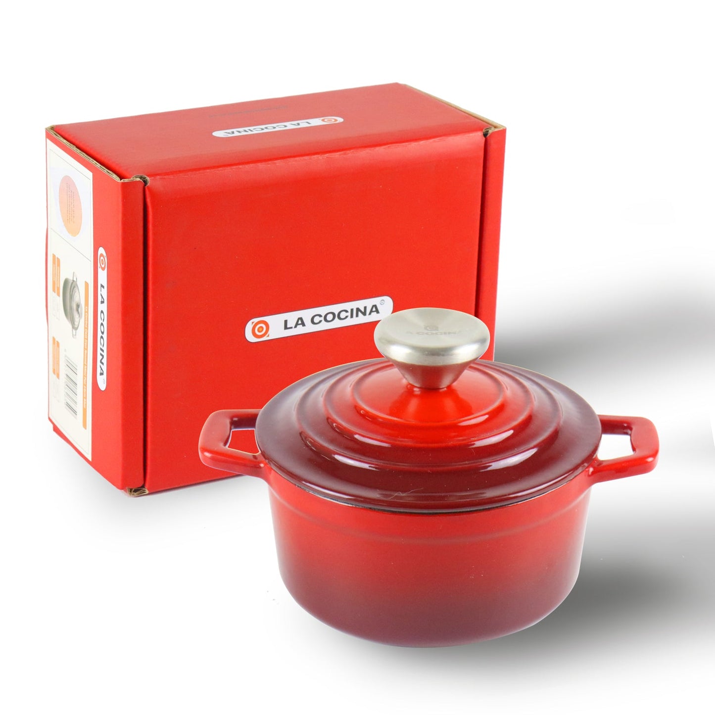 La Cocina Cast Iron Mini Casserole 14cm 0.95L