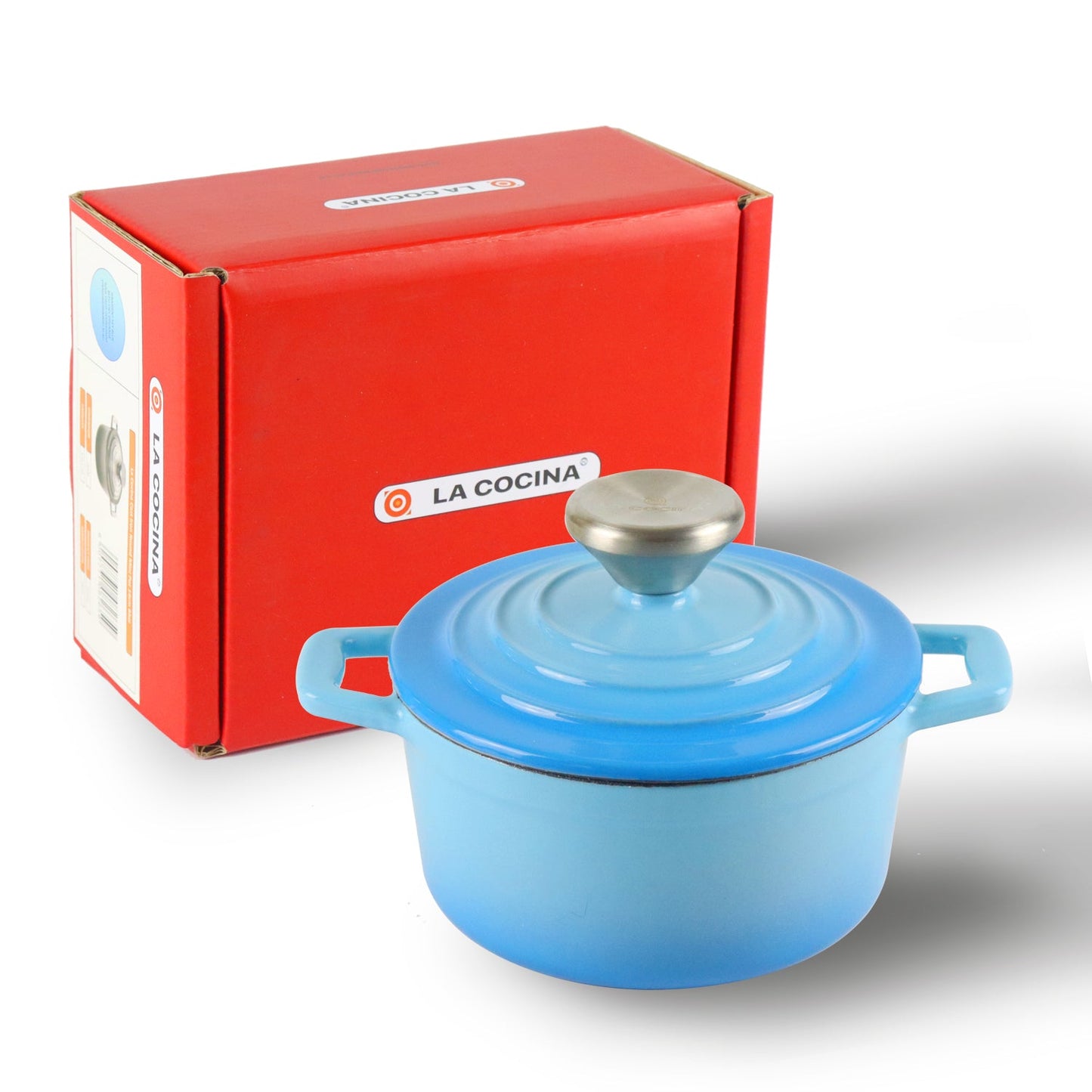 La Cocina Cast Iron Mini Casserole 14cm 0.95L