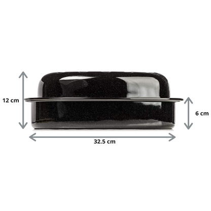 Big5 Enamel Roaster Oval Covered